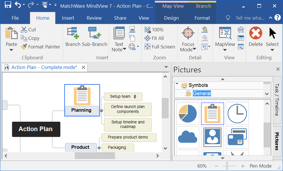 matchware mindview document